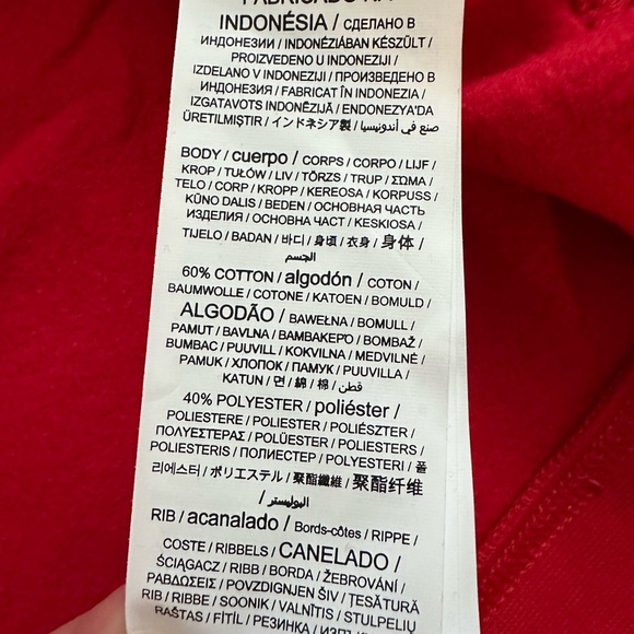 Radford Crewneck Sweatshirt Athletic Red Size XL Fanatics Collegiate Unisex - Picture 4 of 6